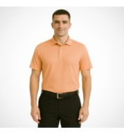Performance Dry Fit Polo – Moisture-Wicking Polyester, Quick-Dry Fabric, Lightweight, Breathable Mesh Collar, Heat Transfer Printing, Athletic Fit, Multiple Sizes & Bold Colors